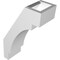 Ekena Millwork 3-in. W x 6-in. D x 10-in. H Merced Architectural Grade PVC Knee Brace BRCP03X06X10MRC - alternate 2